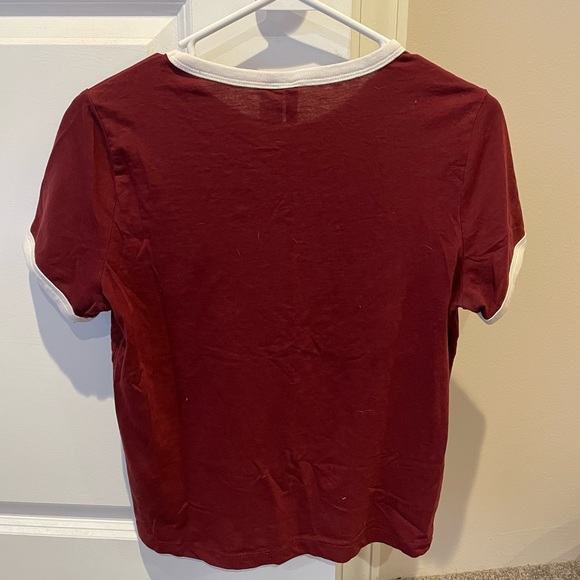 Basic Maroon Tee - Picture 3 of 5